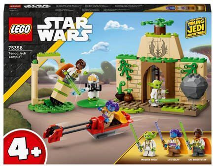 Lego Star Wars Tenoo Jedi tempel 75358 + The Crimson Firehawk 75384 Bouwset - Foto 3