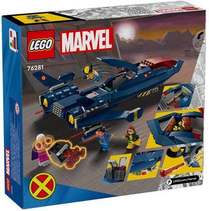 Lego Super Heroes X-Men X-Jet 76281 Bouwset | Bouwset van