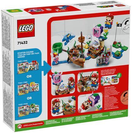 Lego Super Mario Uitbreidingsset: Dorries gezonken scheepswrak 71432 Bouwset - Foto 3