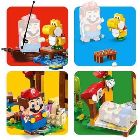 Lego Super Mario Uitbreidingsset: Picknick bij Mario's huis 71422 Bouwset - Foto 2