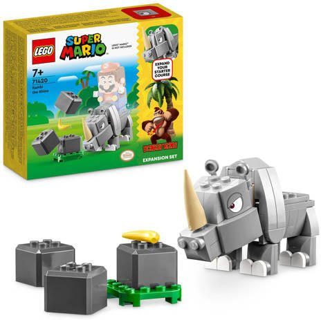 Lego Super Mario Uitbreidingsset: Rambi de neushoorn 71425 Bouwset