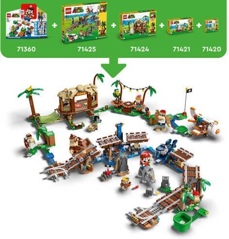 Lego Super Mario Uitbreidingsset: Dixie Kongs Jungleshow 71421 Bouwset - Foto 2
