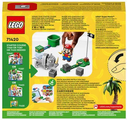 Lego Super Mario Uitbreidingsset: Rambi de neushoorn 71425 Bouwset - Foto 3