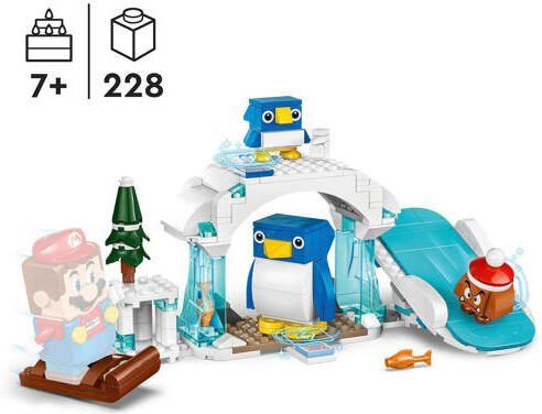 Lego Super Mario Uitbreidingsset: Sneeuwavontuur met pinguïn en familie 71430 Bouwset