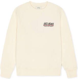 Les Deux rechtvallende sweater met backprint ecru Backprint - Foto 4
