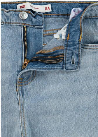 Levi's Kids Baggy Barrel Jeans Blauw Meisjes Denim Effen - Foto 4