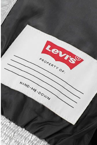 Levi's Kids gewatteerde winterjas zilver Meisjes Polyester Capuchon Effen - Foto 5