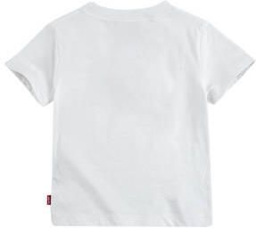 Levi's Kids T-shirt batwing met logo wit rood Jongens Katoen Ronde hals (24M) - Foto 3