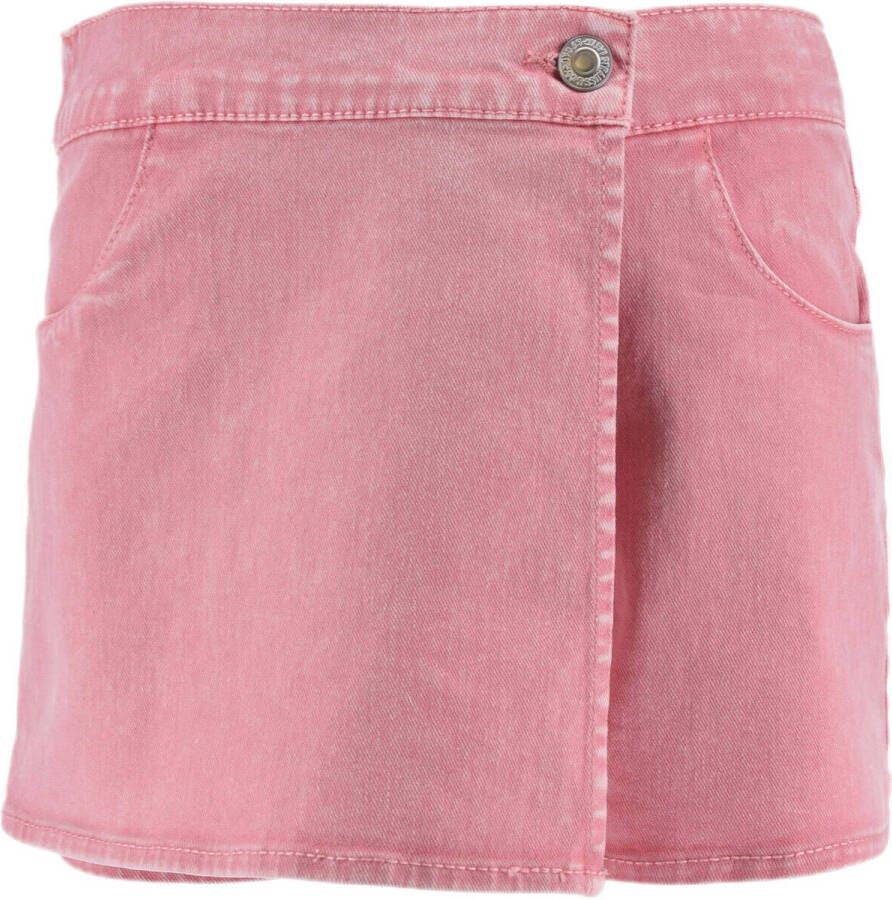 Levis Levi's Kids spijkerskort Pigment Rok Roze Meisjes Stretchdenim Effen 164 - Foto 2