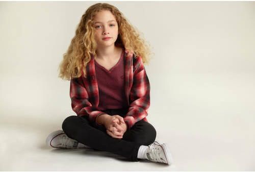 Levis Levi's 720 high rise super skinny jeans black Zwart Meisjes Stretchdenim 140 - Foto 8