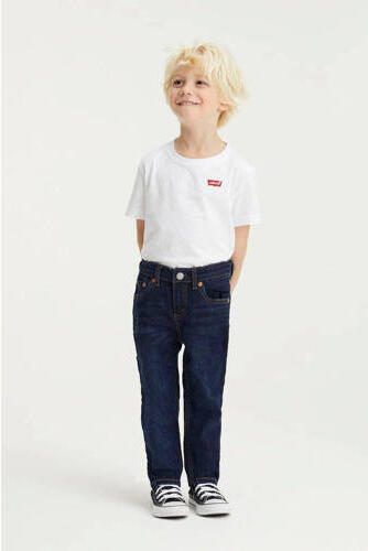 Levis Levi's high waist slim fit jeans 512 hydra Blauw Jongens Stretchdenim Effen 140 - Foto 4