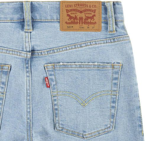 Levis Levi's Kids 501 ORIGINAL regular fit jeans luxor last Blauw Jongens Stretchdenim 152 - Foto 2
