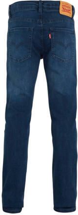 Levis Levi's Kids 510 skinny jeans dark denim Blauw Jongens Stretchdenim Effen 152 - Foto 3