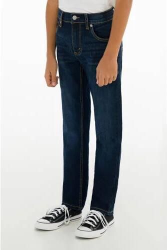 Levis Levi's Kids 511 slim fit jeans rushmore Blauw Jongens Stretchdenim Effen 140 - Foto 4