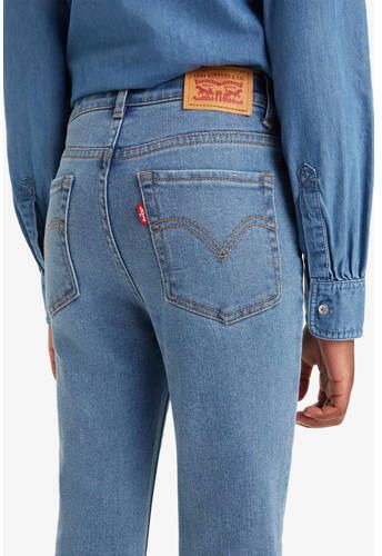 Levis Levi's Kids 726 high waist flared jeans CLEAN GETAWAY Blauw Meisjes Stretchdenim 104 - Foto 15