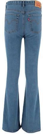 Levis Levi's Kids 726 high waist flared jeans CLEAN GETAWAY Blauw Meisjes Stretchdenim 104 - Foto 17