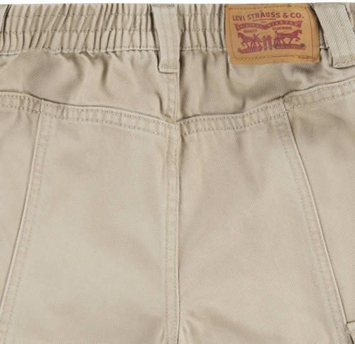 Levis Levi's Kids 94 wide leg cargobroek beige Meisjes Katoen Effen 128 - Foto 2