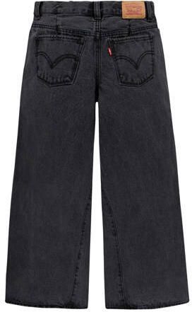 Levis Levi's Kids ALTERED '94 wide leg jeans rain cloud Zwart Meisjes Denim Effen 140