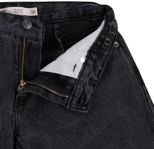 Levis Levi's Kids ALTERED '94 wide leg jeans rain cloud Zwart Meisjes Denim Effen 140 - Foto 2
