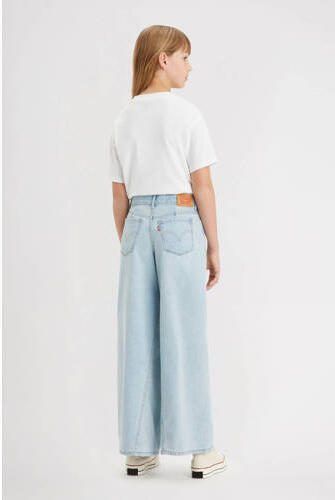 Levis Levi's Kids ALTERED '94 wide leg jeans tongue tied Blauw Meisjes Denim 152 - Foto 4