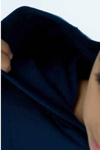 Levis Levi's Kids hoodie Batwing Screenprint met logo donkerblauw Sweater Logo 140 - Foto 5