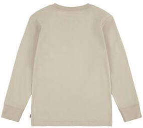 Levis Levi's Kids longsleeve Batwing met logo beige Jongens Katoen Ronde hals 140 - Foto 2