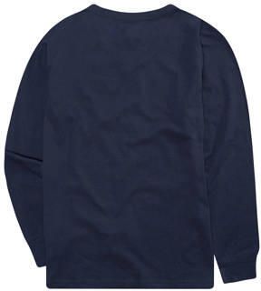 Levis Levi's Kids longsleeve Batwing met logo donkerblauw Jongens Katoen Ronde hals 140 - Foto 2
