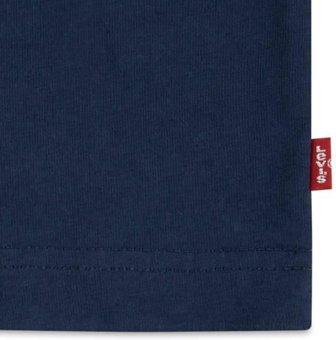 Levis Levi's Kids longsleeve HIGH PEAKS met backprint donkerblauw Jongens Katoen Ronde hals 164