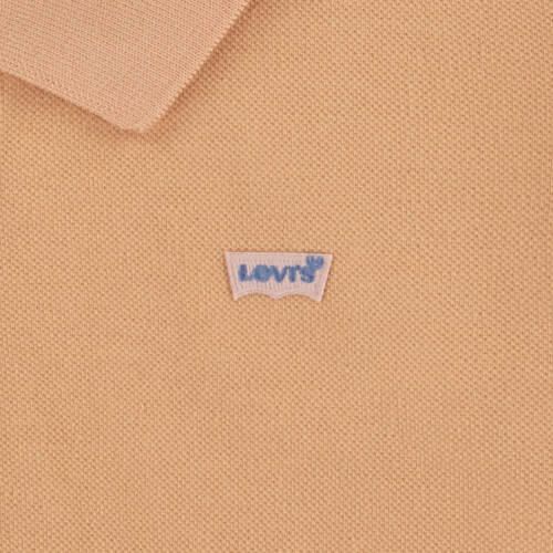 Levis Levi's Kids polo oranjezand Jongens Katoen Polokraag Effen 140 - Foto 3