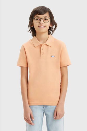 Levis Levi's Kids polo oranjezand Jongens Katoen Polokraag Effen 140