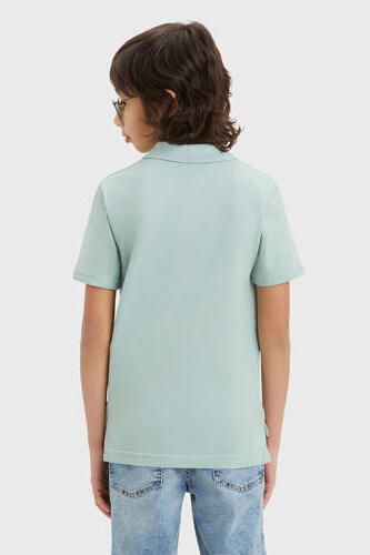 Levis Levi's Kids polo zachtgroen Jongens Katoen Polokraag Effen 140 - Foto 3