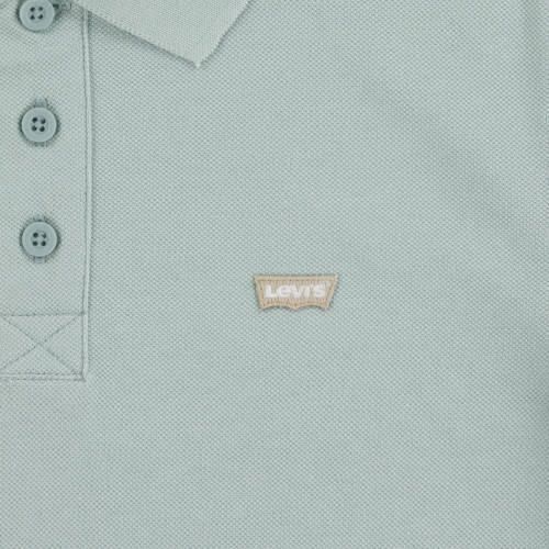 Levis Levi's Kids polo zachtgroen Jongens Katoen Polokraag Effen 140