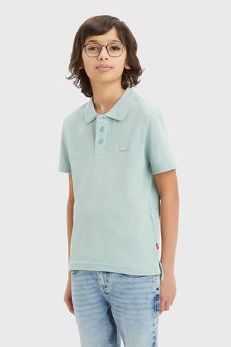 Levis Levi's Kids polo zachtgroen Jongens Katoen Polokraag Effen 140 - Foto 2