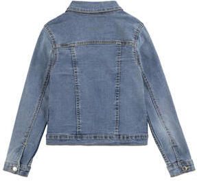 Levis Levi's Kids spijkerjas matter of fact Blauw Meisjes Stretchdenim Klassieke kraag 104 - Foto 8