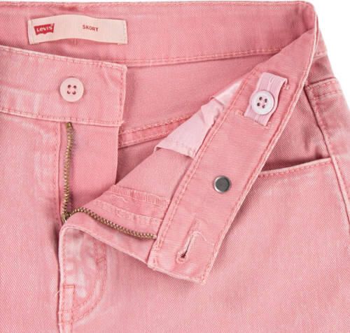 Levis Levi's Kids spijkerskort Pigment Rok Roze Meisjes Stretchdenim Effen 164