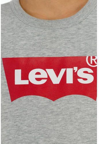 Levis Levi's Kids sweater Batwing met logo grijs melange Logo 140 - Foto 14