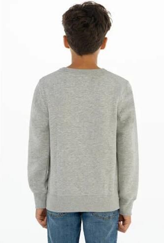 Levis Levi's Kids sweater Batwing met logo grijs melange Logo 140 - Foto 4