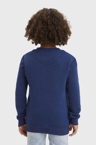 Levis Levi's Kids sweater blauw Effen 140 | Sweater van Levi's - Foto 3