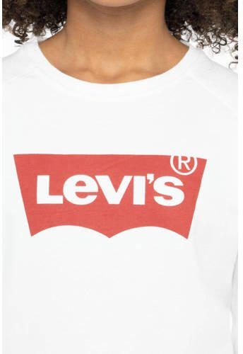 Levis Levi's Kids sweater Key item met logo wit Logo 164 176 - Foto 2