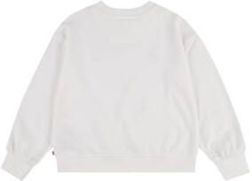 Levis Levi's Kids sweater met logo wit roze Logo 116 | Sweater van Levi's