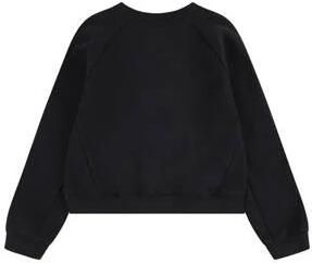 Levis Levi's Kids sweater MIXED TEXTURES met tekst zwart Tekst 116 - Foto 3