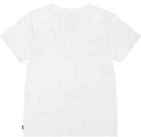 Levis Levi's Kids T-shirt BATWING CHEST HIT wit Meisjes Katoen Ronde hals Effen 104 - Foto 11