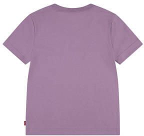 Levis Levi's Kids T-shirt BATWING met logo lichtpaars Jongens Katoen Ronde hals 116