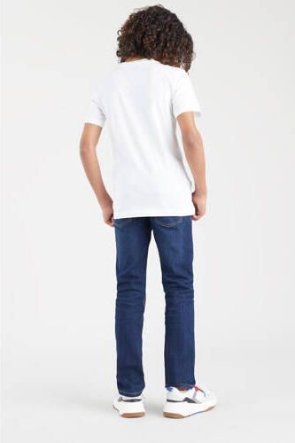 Levis Levi's Kids T-shirt Batwing met logo wit Katoen Ronde hals Logo 140 - Foto 5