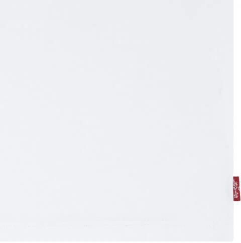 Levis Levi's Kids T-shirt BATWING met logo wit rood Meisjes Katoen Ronde hals 140