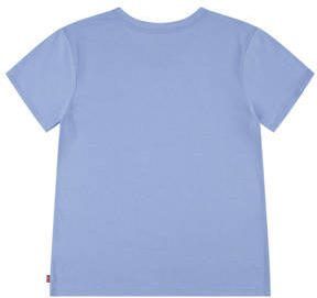 Levis Levi's Kids T-shirt BATWING zachtblauw Meisjes Katoen Ronde hals Effen 116