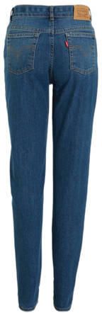 Levis Levi's mom jeans all the feels Blauw Meisjes Stretchdenim Effen 158 - Foto 2