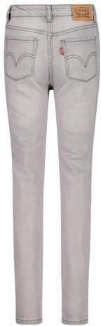 Levis Levi's skinny jeans grijs Meisjes Stretchdenim Effen 116 - Foto 3