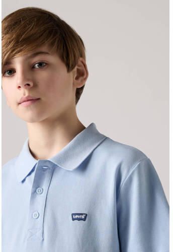 Levi's polo blauw Jongens Katoen Polokraag Effen - Foto 2