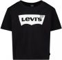Levis Levi's T-shirt met logo zwart Meisjes Katoen Ronde hals Logo 116 - Thumbnail 1